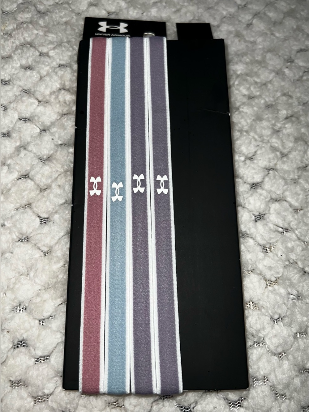 (NEW) 4 Pk Under Armour Sports Headbands Adult Size